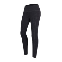 Leggings for Women with Pockets High Waisted Yoga Pants Tummy Contral for Women Workout Leggings Naked Feeling-WYJK005 Black